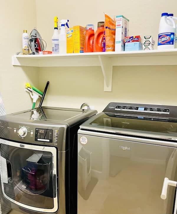 Organize a Tiny Laundry Room: Before