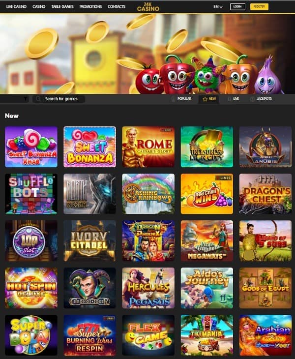 Gratis Spins Bonus Casino 24Casino