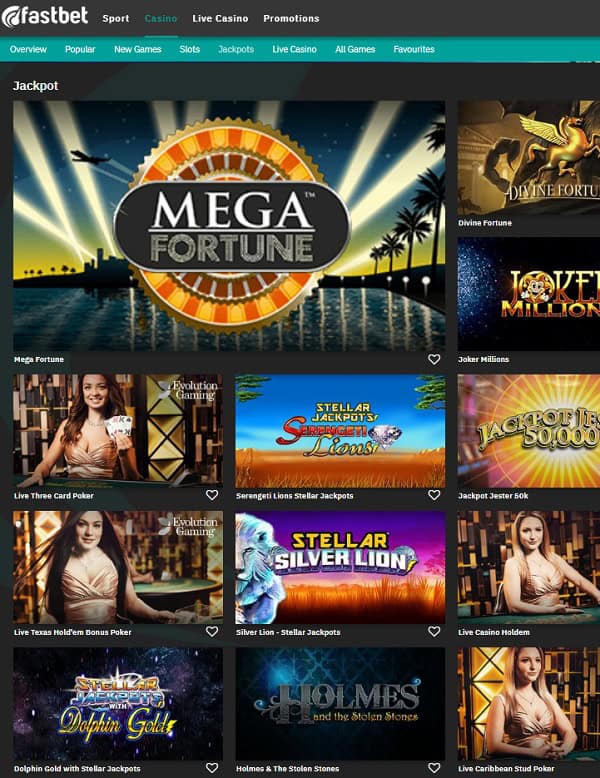 Fastbet.com free spins bonus