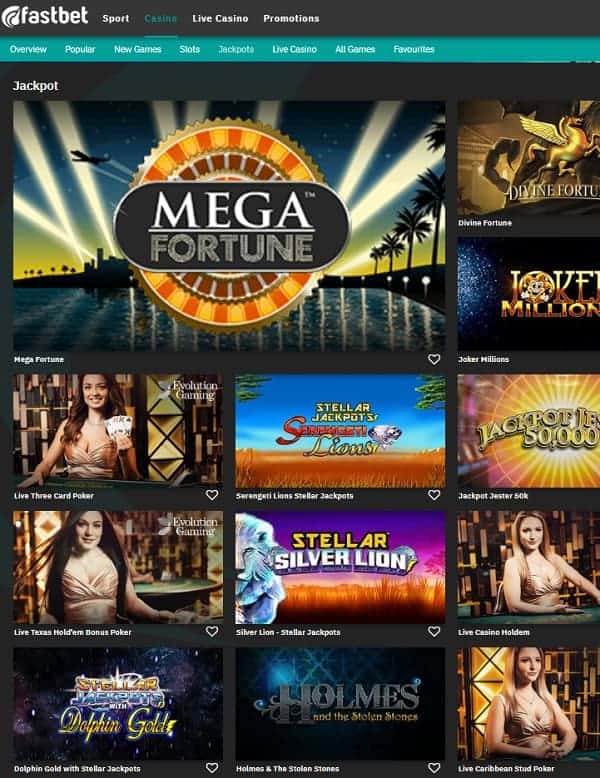 Try Mega Fortue jackpot! 