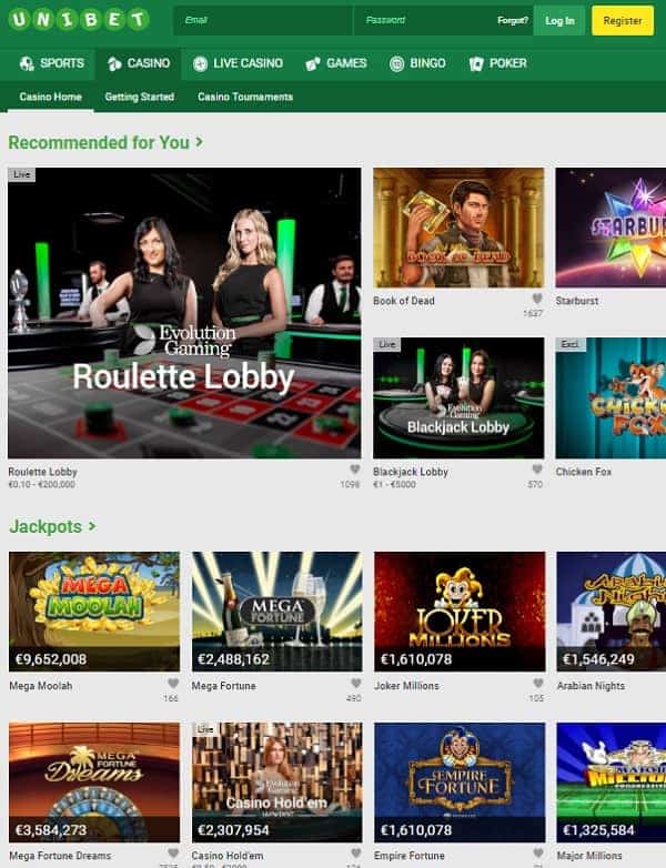 Unibet.com Casino Review