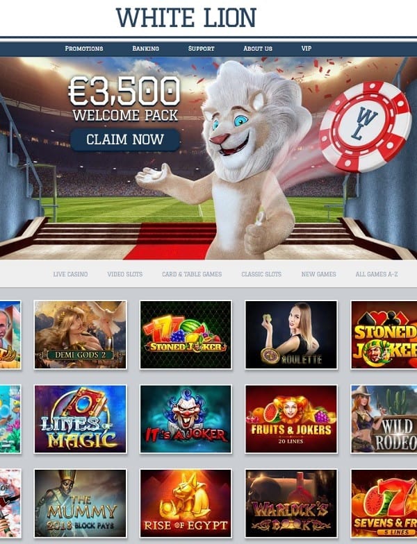 White Lion Casino review