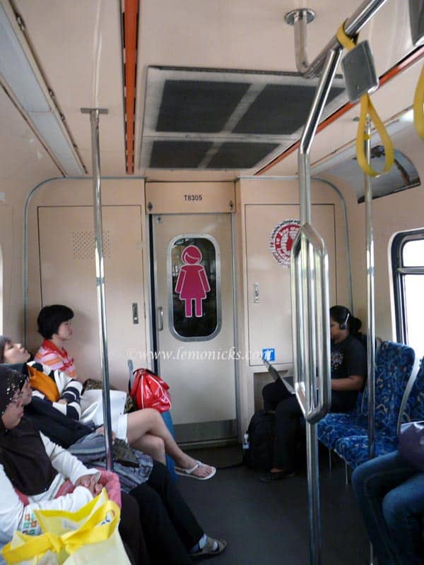 Ladies coach KTM Komuter @lemonicks.com