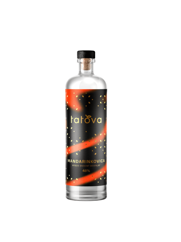 mandarinkovica tatova z lokalnych mandarinok s obsahom alkoholu 48%, objem 0,5L