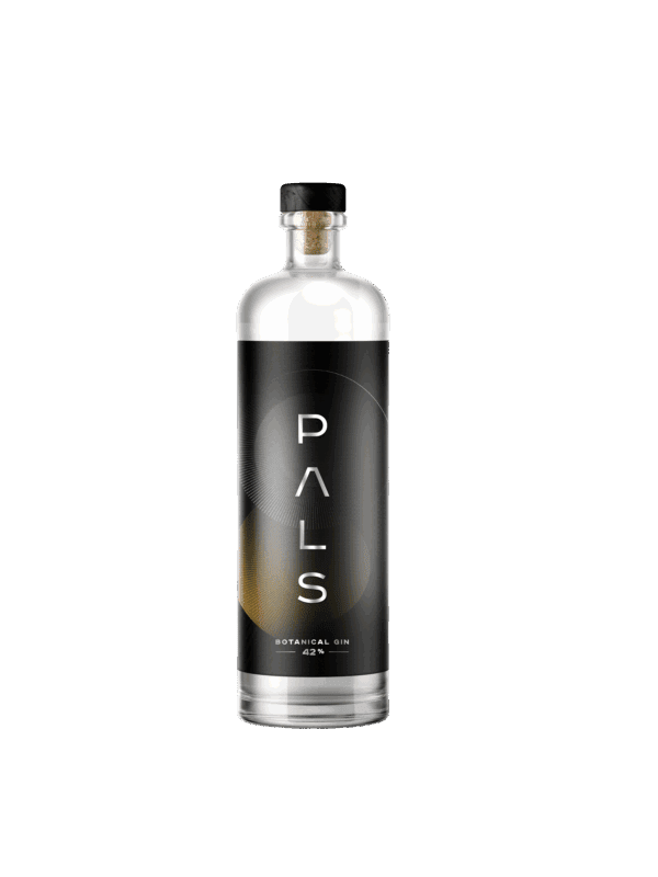 pals botanical gin tatova s lokalnymi bylinami s obsahom alkoholu 42%, objem 0,5L