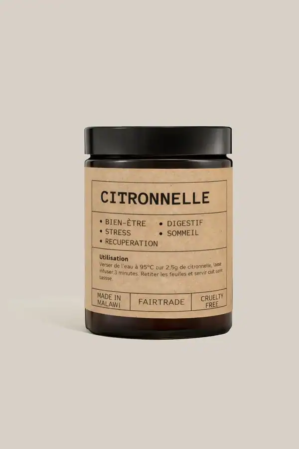 Tisane digestion et détente – Citronnelle