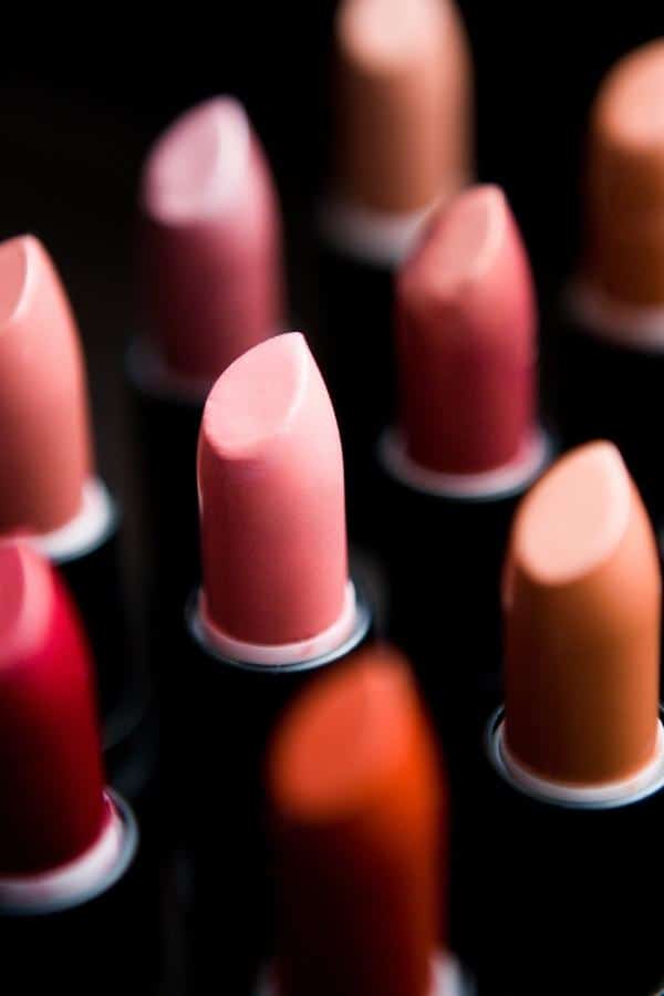 Variety of lipsticks
