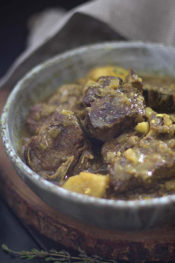 Instant Pot Jamaican Goat Curry