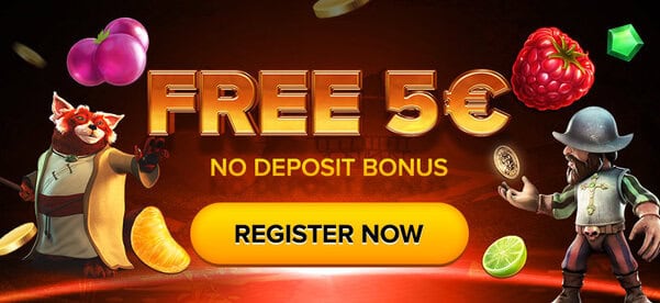 5 EUR free bonus money 