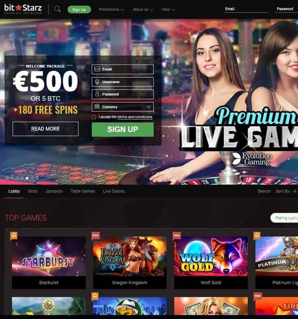 BitStarz Casino Website 