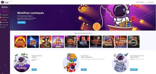 Un aperçu de bob jackpot
