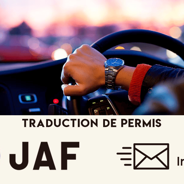 Traduction de permis (envoi international)
