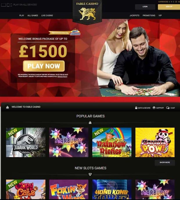 Fable Casino - free spins games