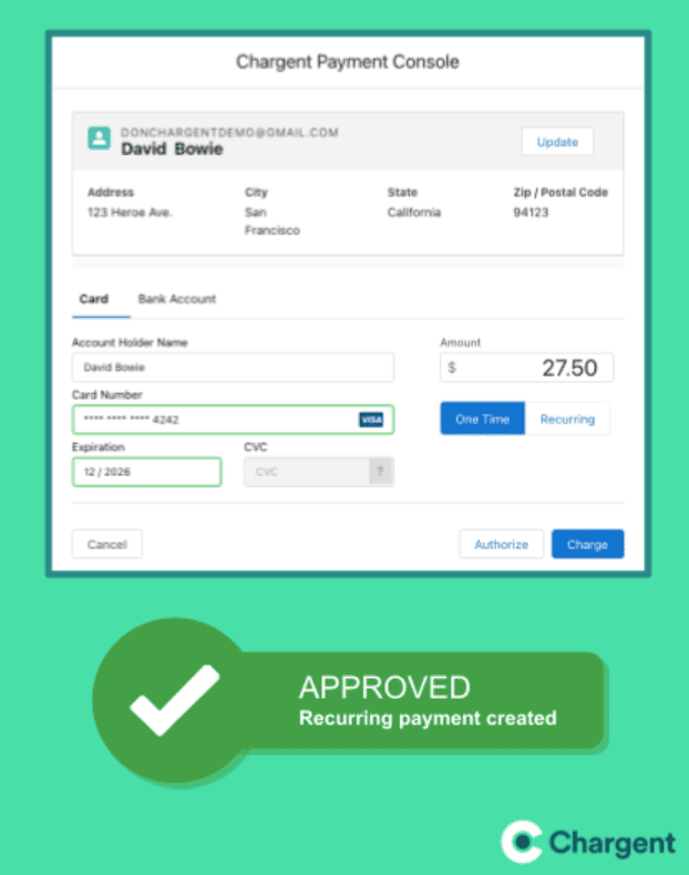 Chargent - Salesforce AppExchange Favorites