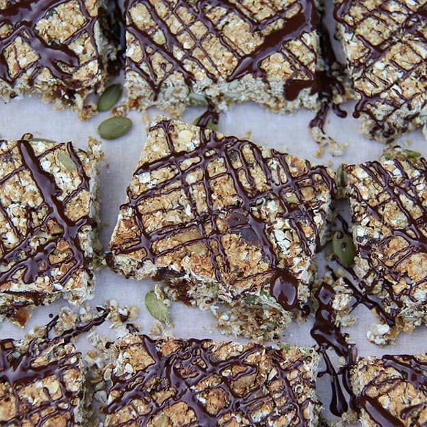 tahini date oat bars gluten-free recipe