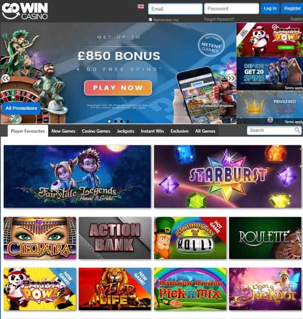 GoWin Casino Free Spins