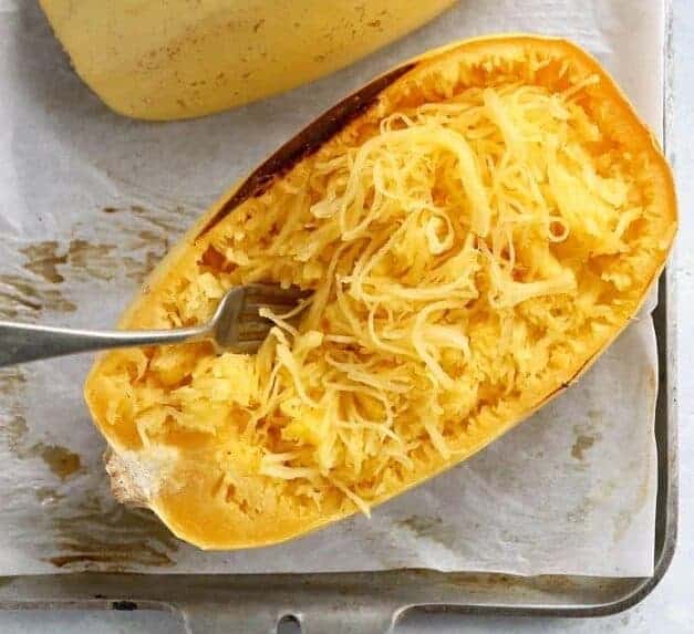 Baked spaghetti squash