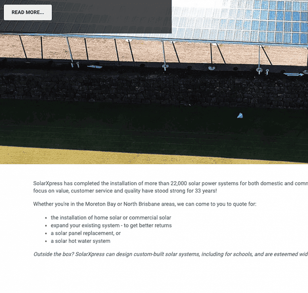 solar panels copy writing example