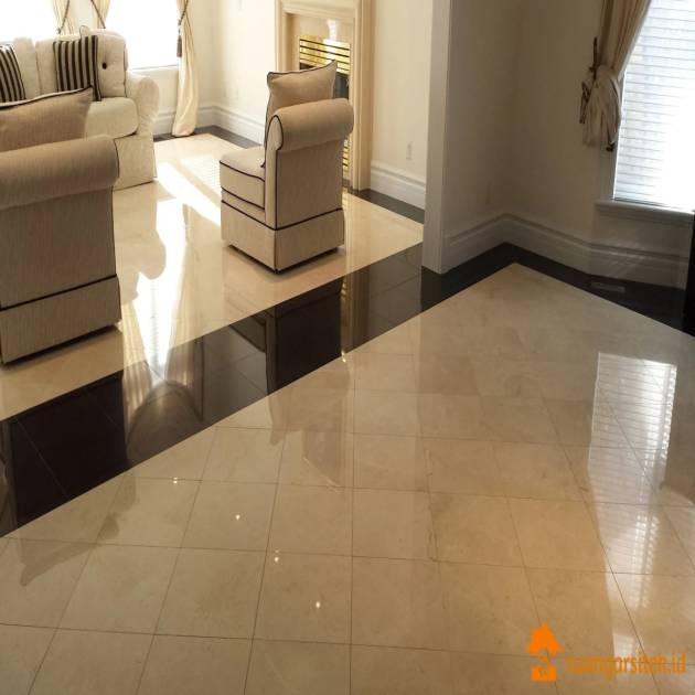 Marble flooring