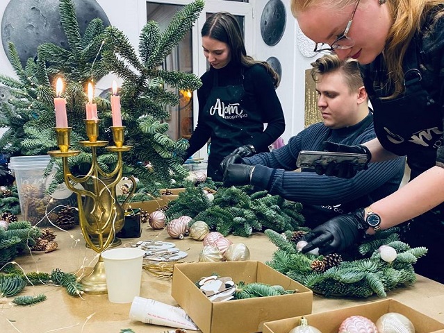Рождественский венок 4