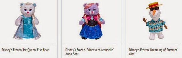 Disney's Frozen Collection at Build-A-Bear Workshop