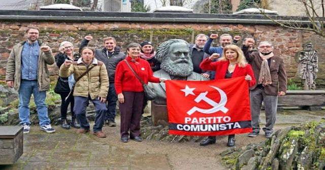 Delegazione Partito Comunista Federazione Estero a Treviri2