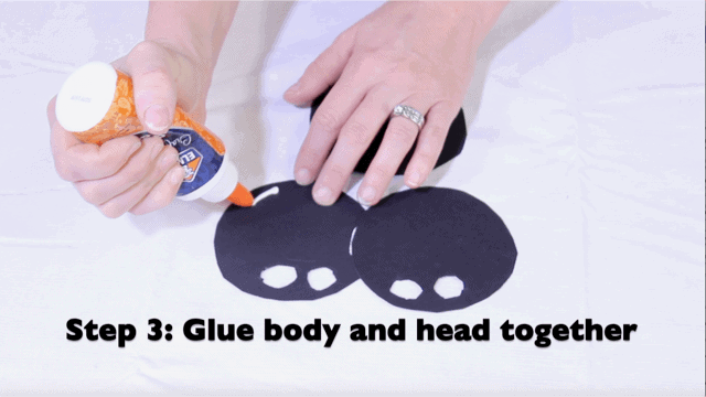 Step 3 Glue the head and body together (1)