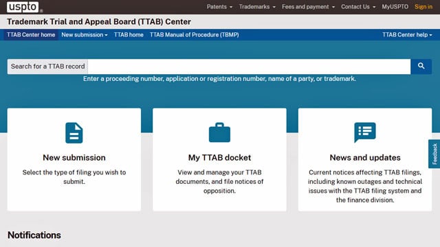 TTAB added a new filing option for cancellation