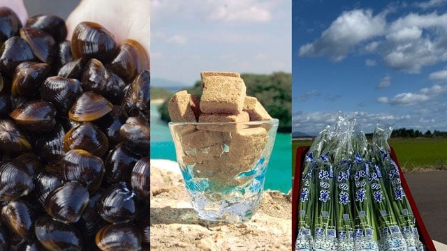 しりうちにら北の華 宍道湖しじみ 沖縄黒糖がGI登録