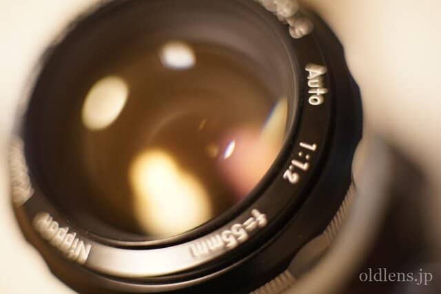 Nikkor-S Auto 55mm F1.2レビュー作例 滲みクセ玉 エモい写真が