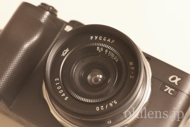 Russar MR-2 20mm f5.6PYCCAP MP-2変換マウント付き Russar（ルサール） MR-2 20mm f5.6｜オールドレンズ-L39