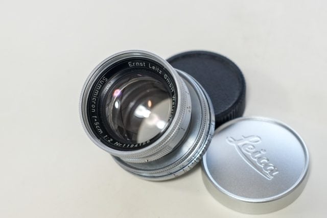 ライカの標準！Leica Elmar 50mm F2.8 オールドレンズ ◎ LEICA (ライカ) ELMAR-M 50mm/f2.8 (2nd) (silver)（LM）