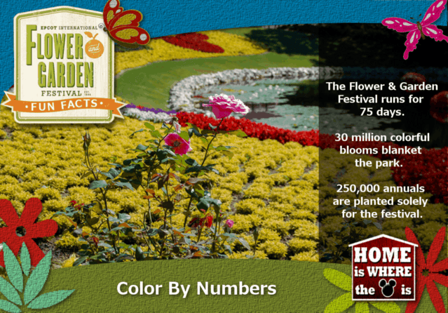 Epcot Flower & Garden Festival Fun Fact Blooms Epcot Flower & Garden Festival Fun Fact Blooms