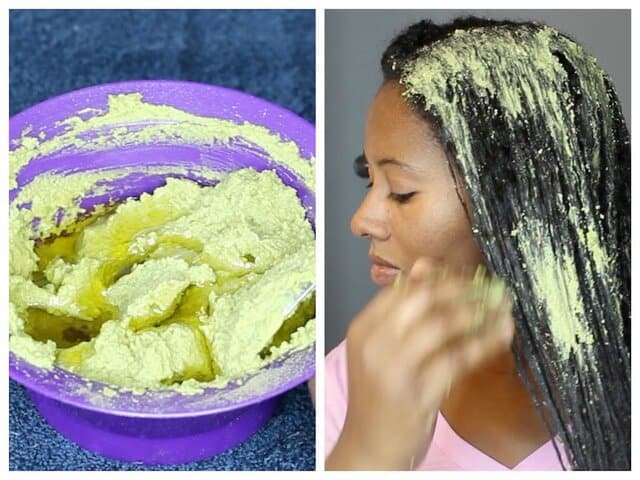 Hair protein mask