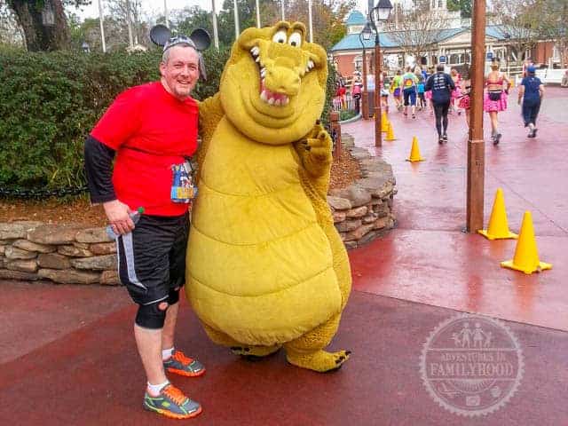 Louis Photo Op Magic Kingdom 2014 Walt Disney World Half Marathon