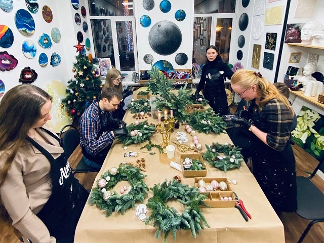 Рождественский венок 6