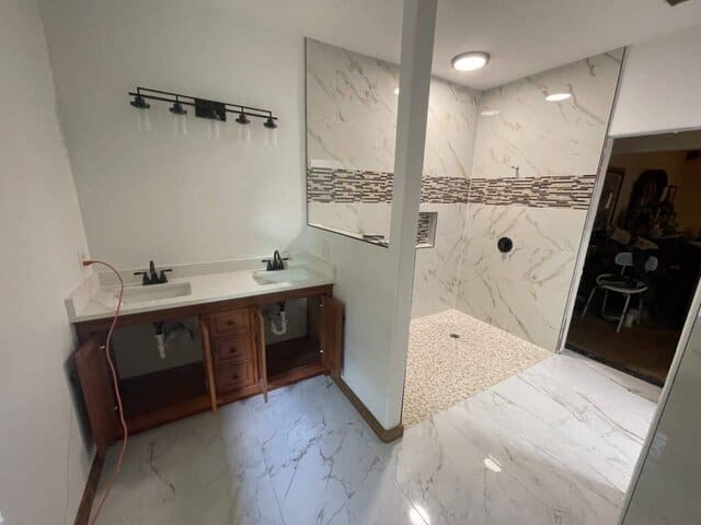 bathroom remodel in weatherford