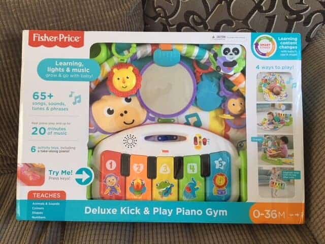 Fisher price deluxe kick store and play piano gym songs