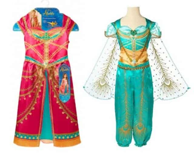 two new jasmine outfits from the new Aladdin movie