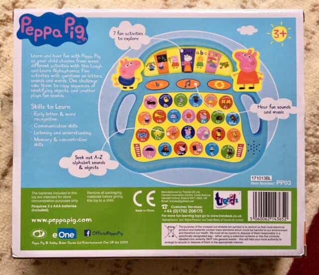 Peppa's Laugh and Learn Alphaphonics