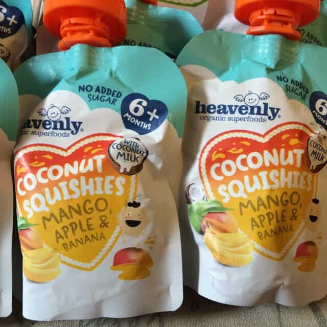 Coconut Squishies - Mango, apple and banana - Rachel Bustin