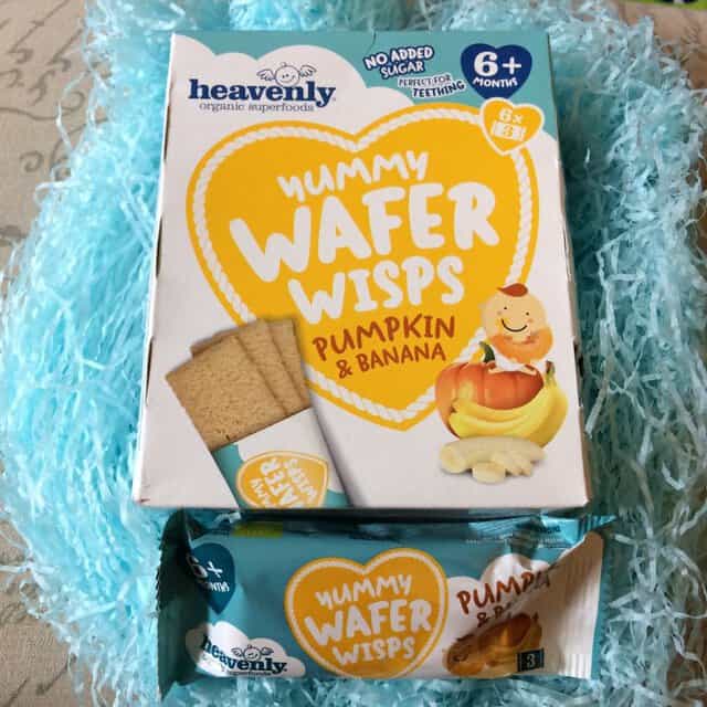 Wafer Wisps - Pumpkin and banana flavoured - Rachel Bustin