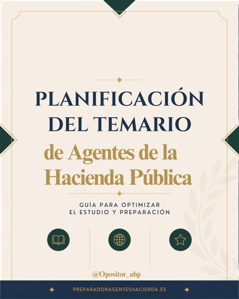 Planificación del temario
