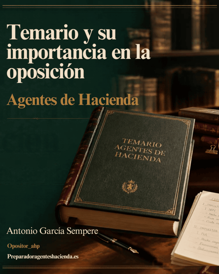 Temario y su importancia