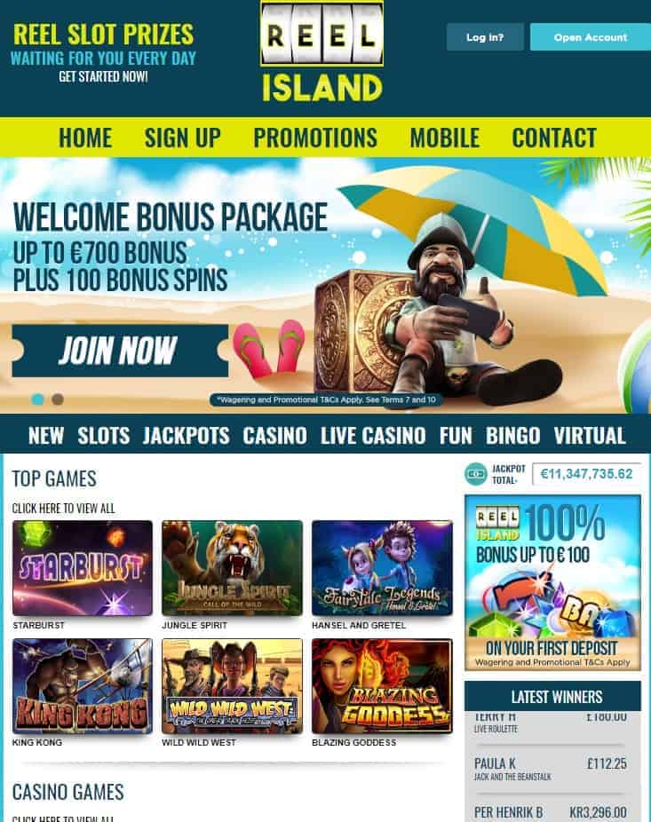 Reel Island Casino Review