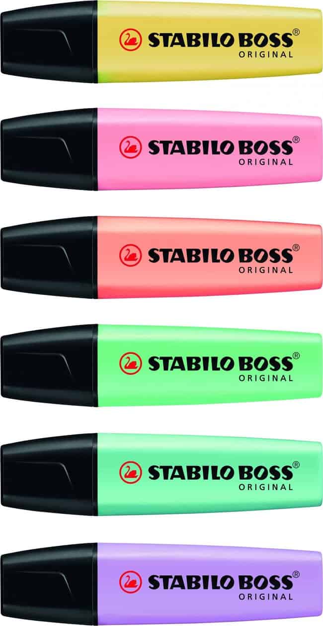 Stabilo BOSS Original Pastel Highlighters