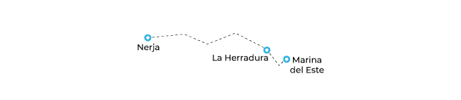mapa nerja y marina del este