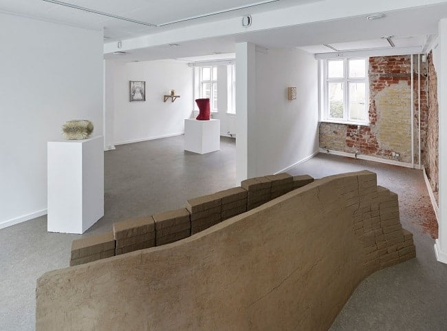 Installation view of MAN-MAID-NATURE at Pop-Up Contemporary, Copenhagen.