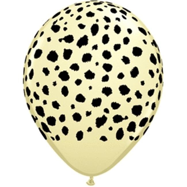 Cheetah Spots 11"Animal Print Balloons, Qualatex Latex Balloons