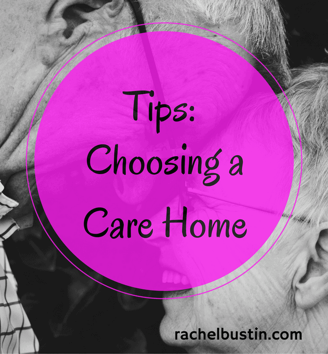 Tips: Choosing a care home for a loved one